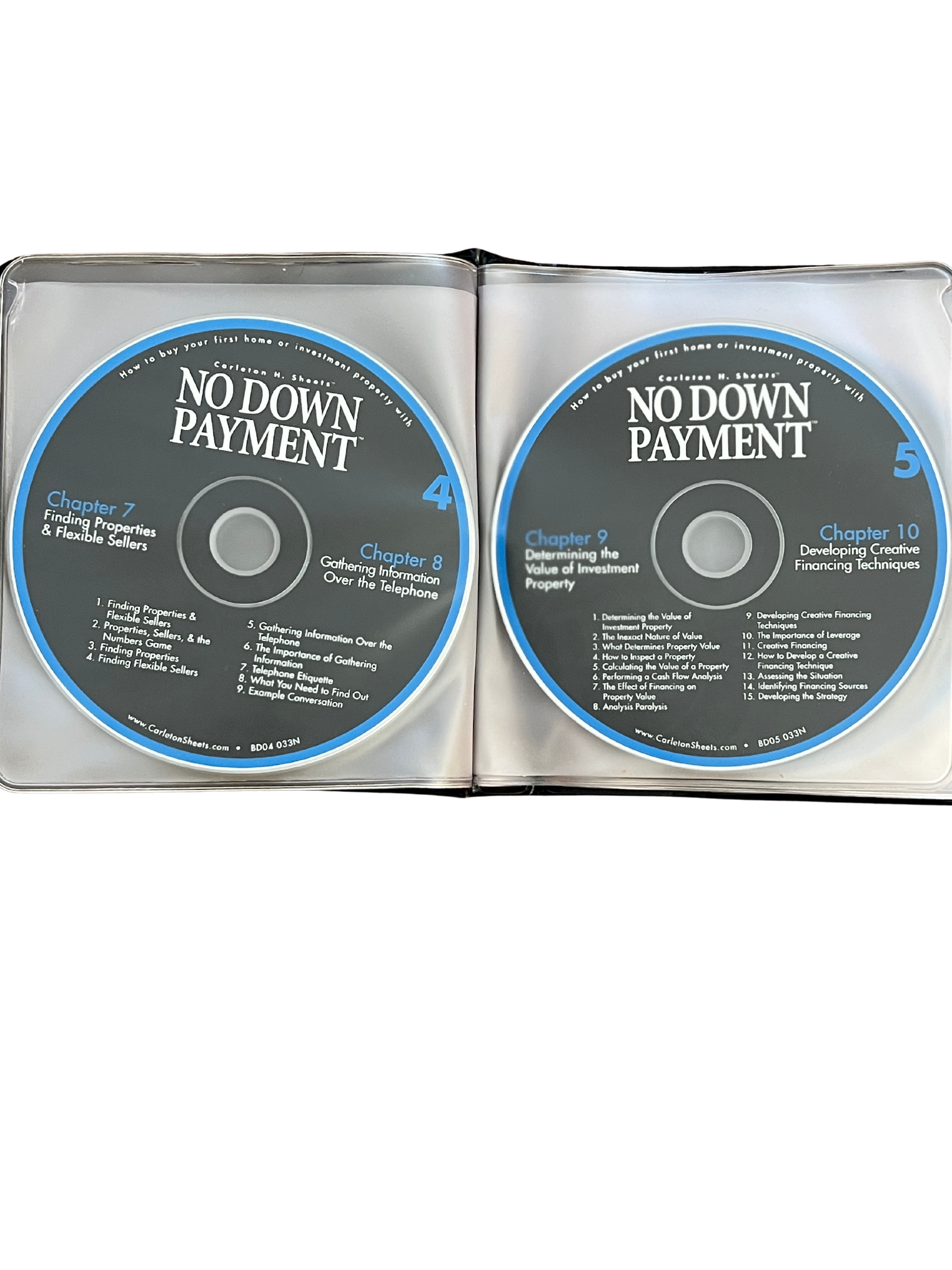 Carleton Sheets Ultimate 3-Course Real Estate Bundle: No Money Down, Investor's Edge, Insider Secrets (12-CD/5-DVD)