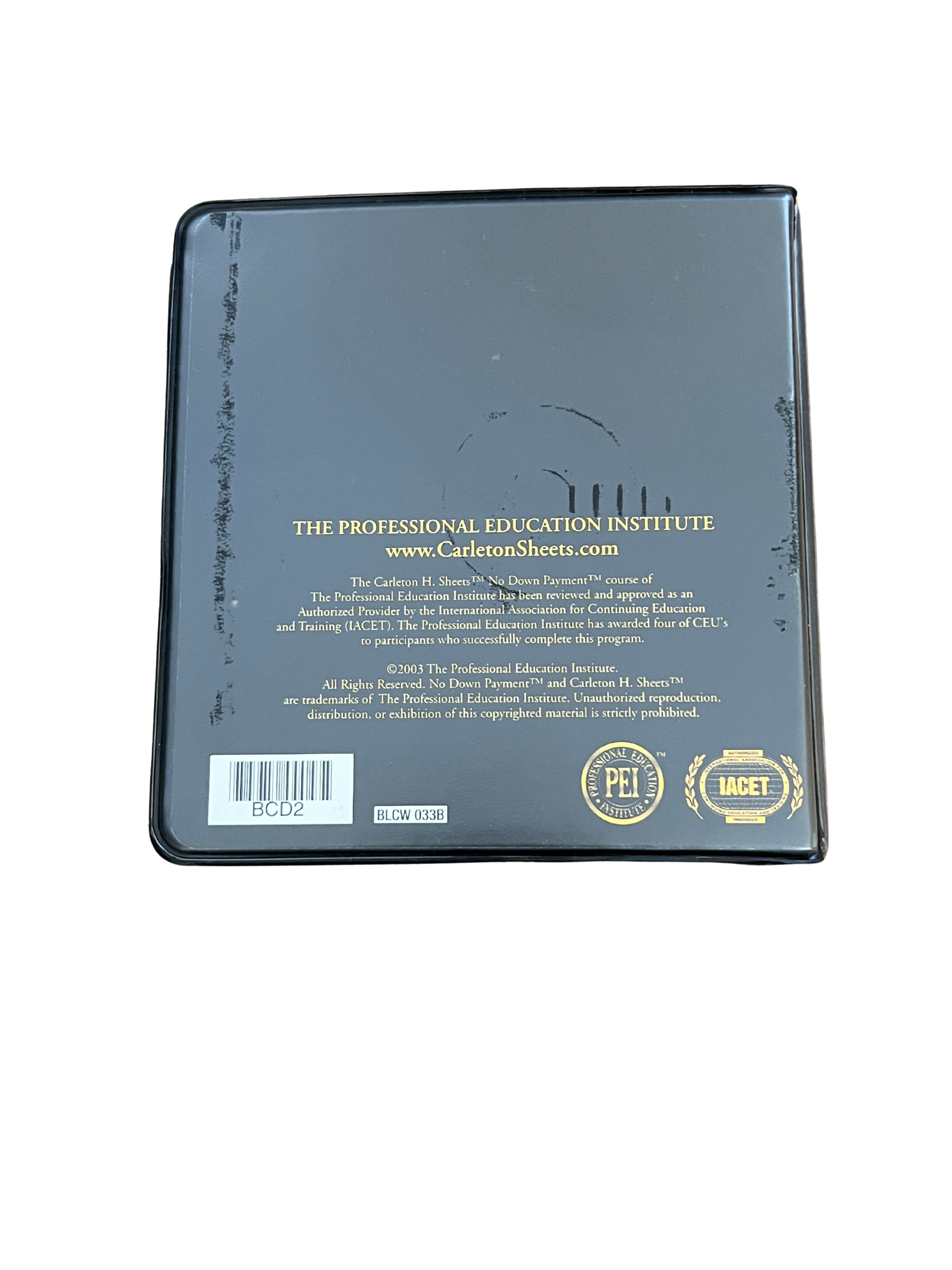 Carleton Sheets Ultimate 3-Course Real Estate Bundle: No Money Down, Investor's Edge, Insider Secrets (12-CD/5-DVD)