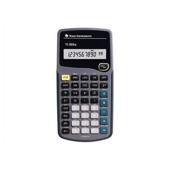 Texas Instruments TI-30Xa Solar Scientific Calculator with Case, Pre-Owned, Great Condition