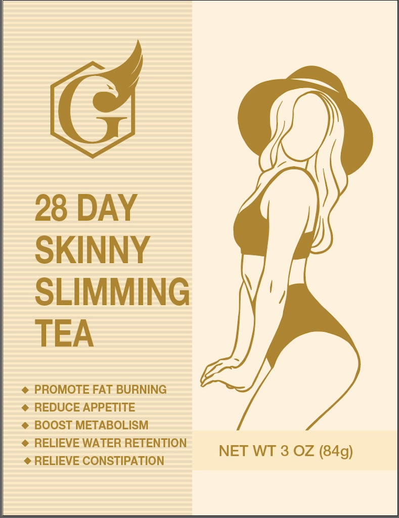28-Day Slim Tea Weight Loss Tea Burn Fat Boost Metabolism Cleanse Tea