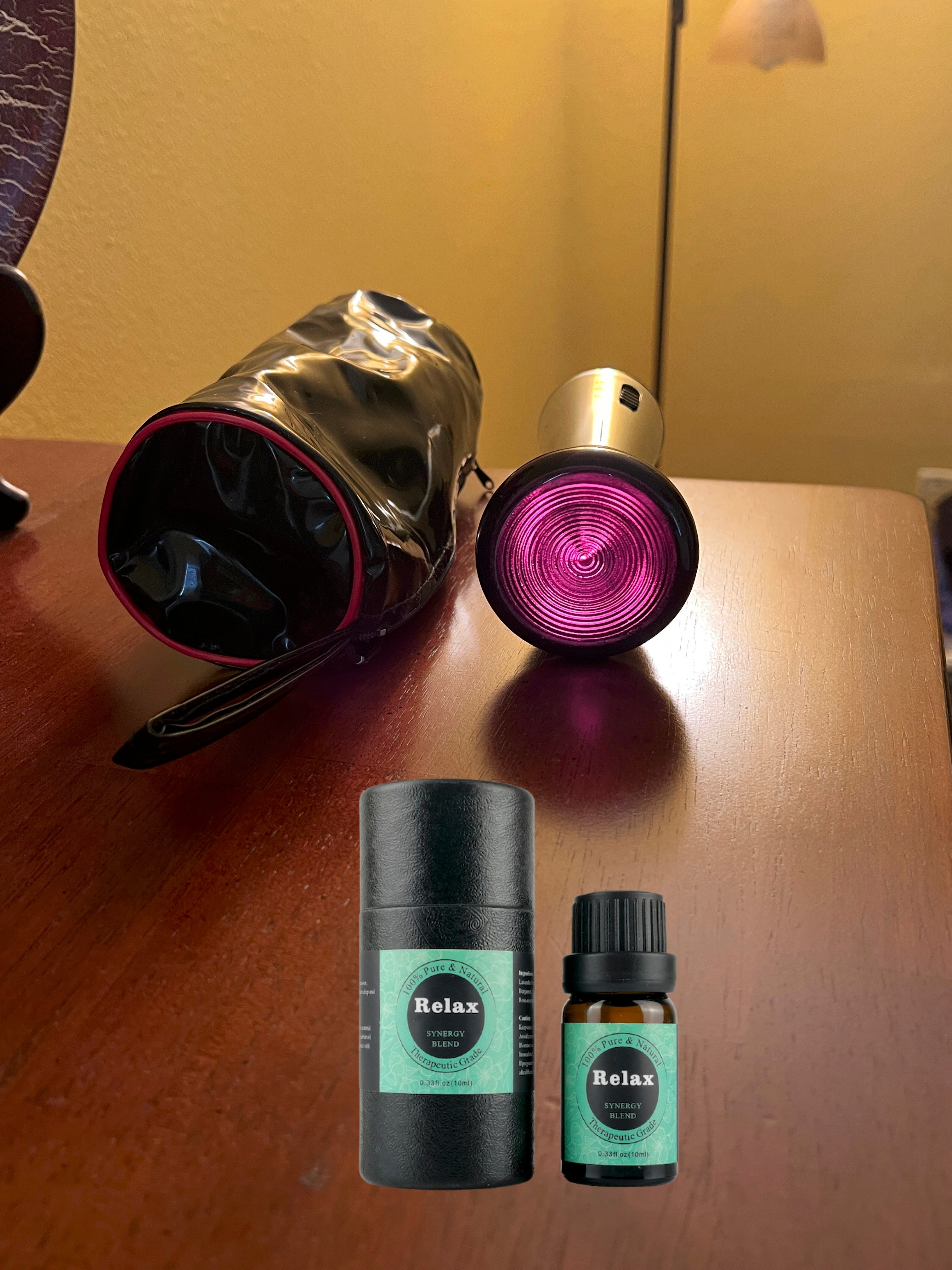 Vtg Healthteam Infrared II Heat Lamp 91-3 Red Light Therapy Portable Pain Relief + Relax Essential Oil Blend!