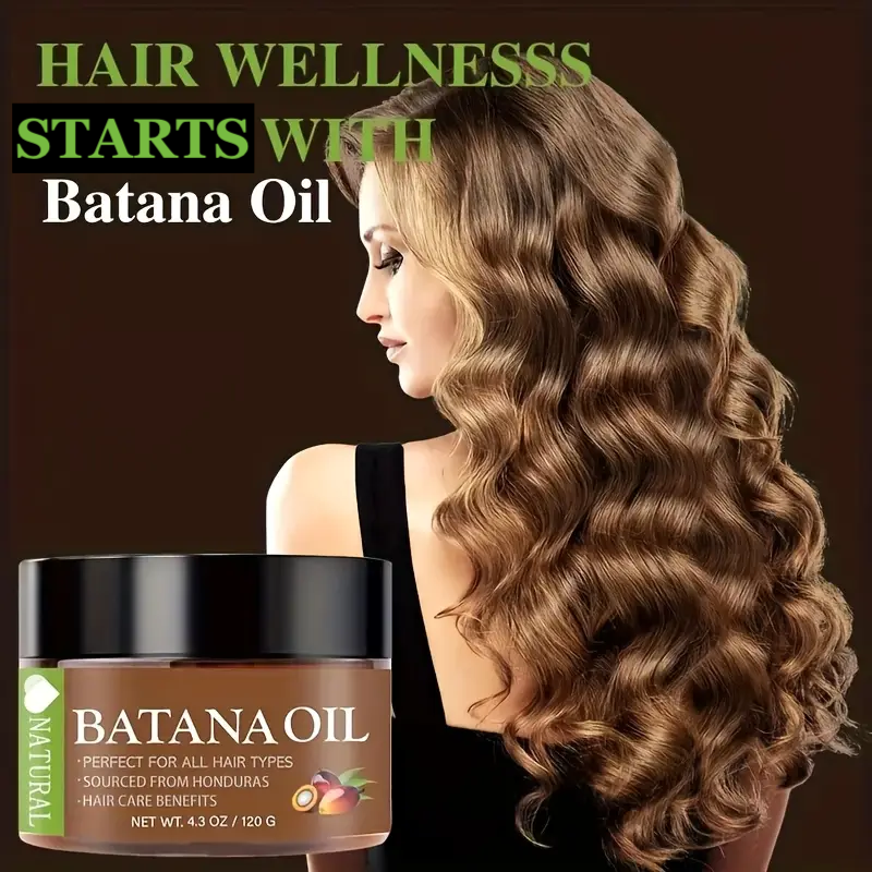 2-Pack 100% Raw Batana Oil from Honduras – Hair Growth & Repair Treatment, 4.3oz Each