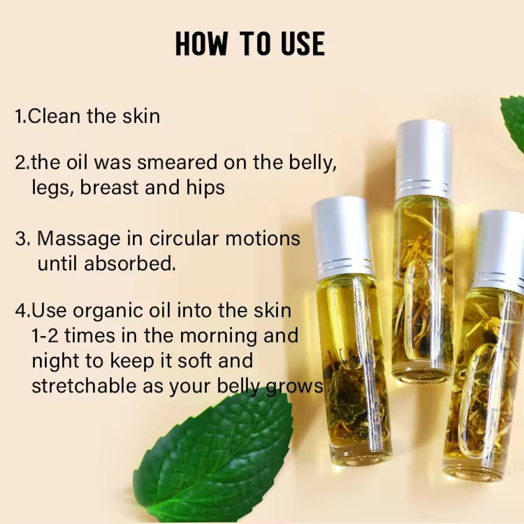 Serum for Scars & Stretch Marks w/ Organic Jojoba Oil & Vitamin E - .34 oz for 2