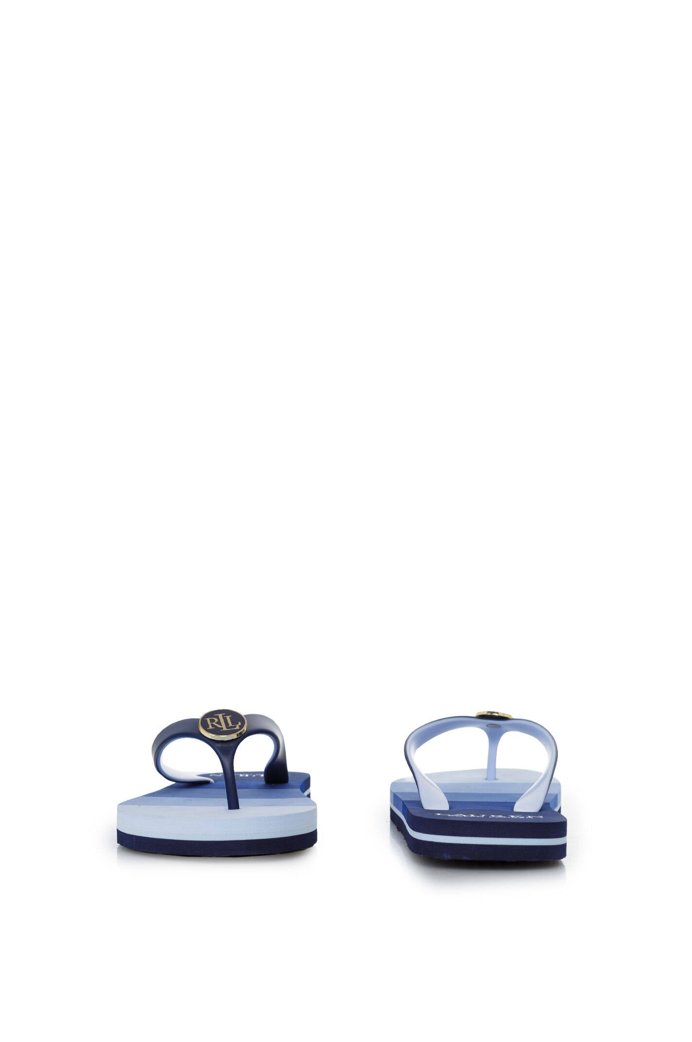 Lauren Ralph Lauren Elissa III Thong Sandals - Hot Pink, Blue, Size 10B