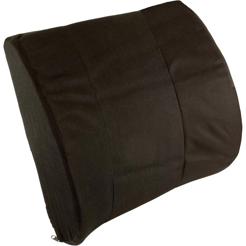 Roscoe Back Support for Office Chair Car Boat RV Wheelchair - Premium Contoured Lumbar Pillow and Chair Cushion for Lower Back Pain Relief