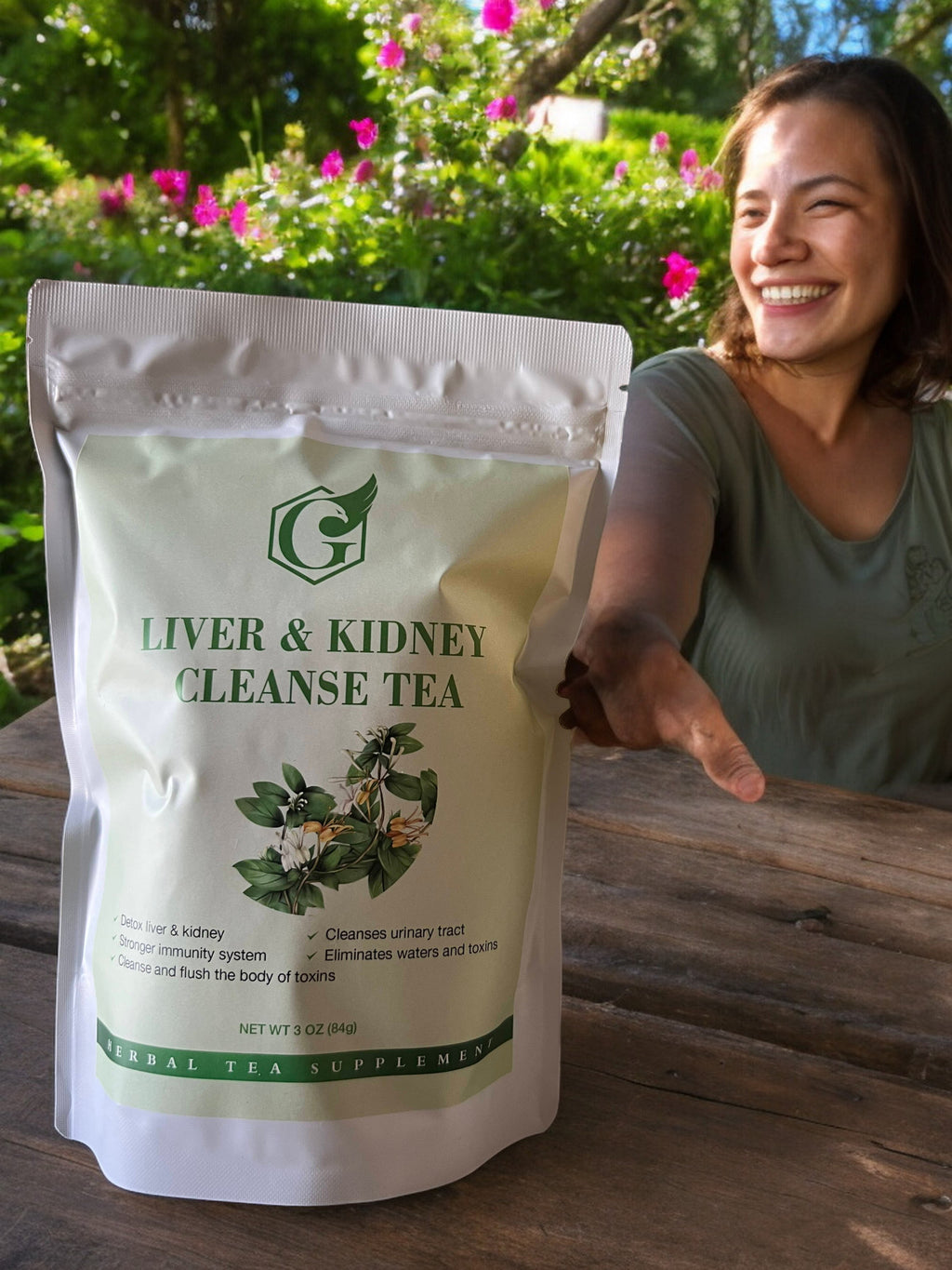 Herbal Liver & Kidney Cleanse Tea, 3 oz, Natural Detox Support, Urinary Tract Health, 28 Tea Bags