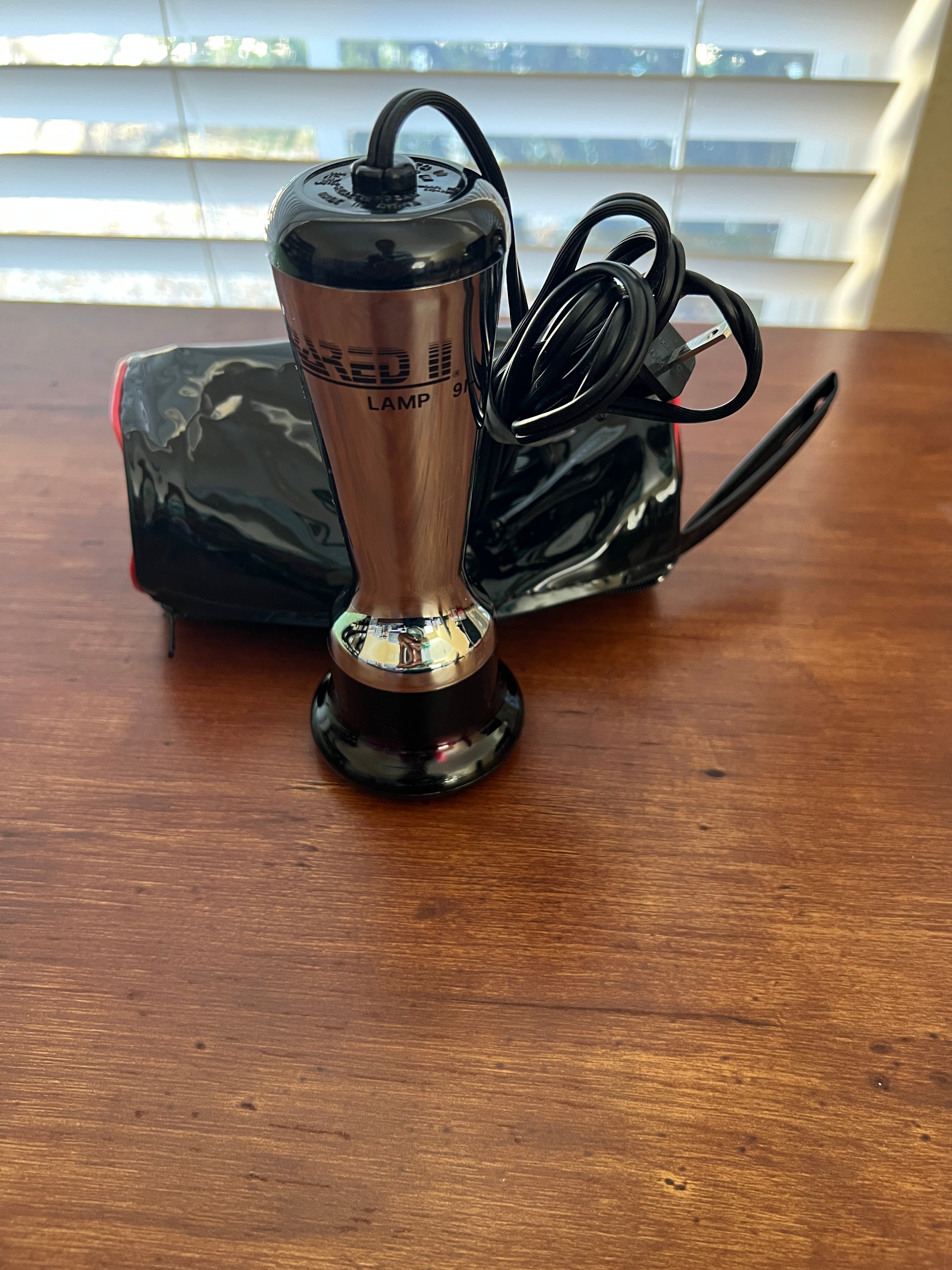 Vtg Healthteam Infrared II Heat Lamp 91-3 Red Light Therapy Portable Pain Relief + Relax Essential Oil Blend!