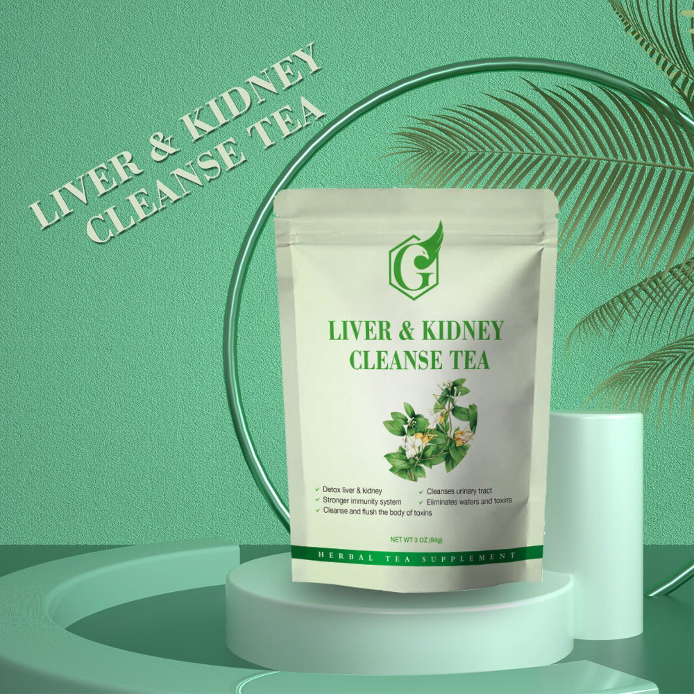 Herbal Liver & Kidney Cleanse Tea, 3 oz, Natural Detox Support, Urinary Tract Health, 28 Tea Bags