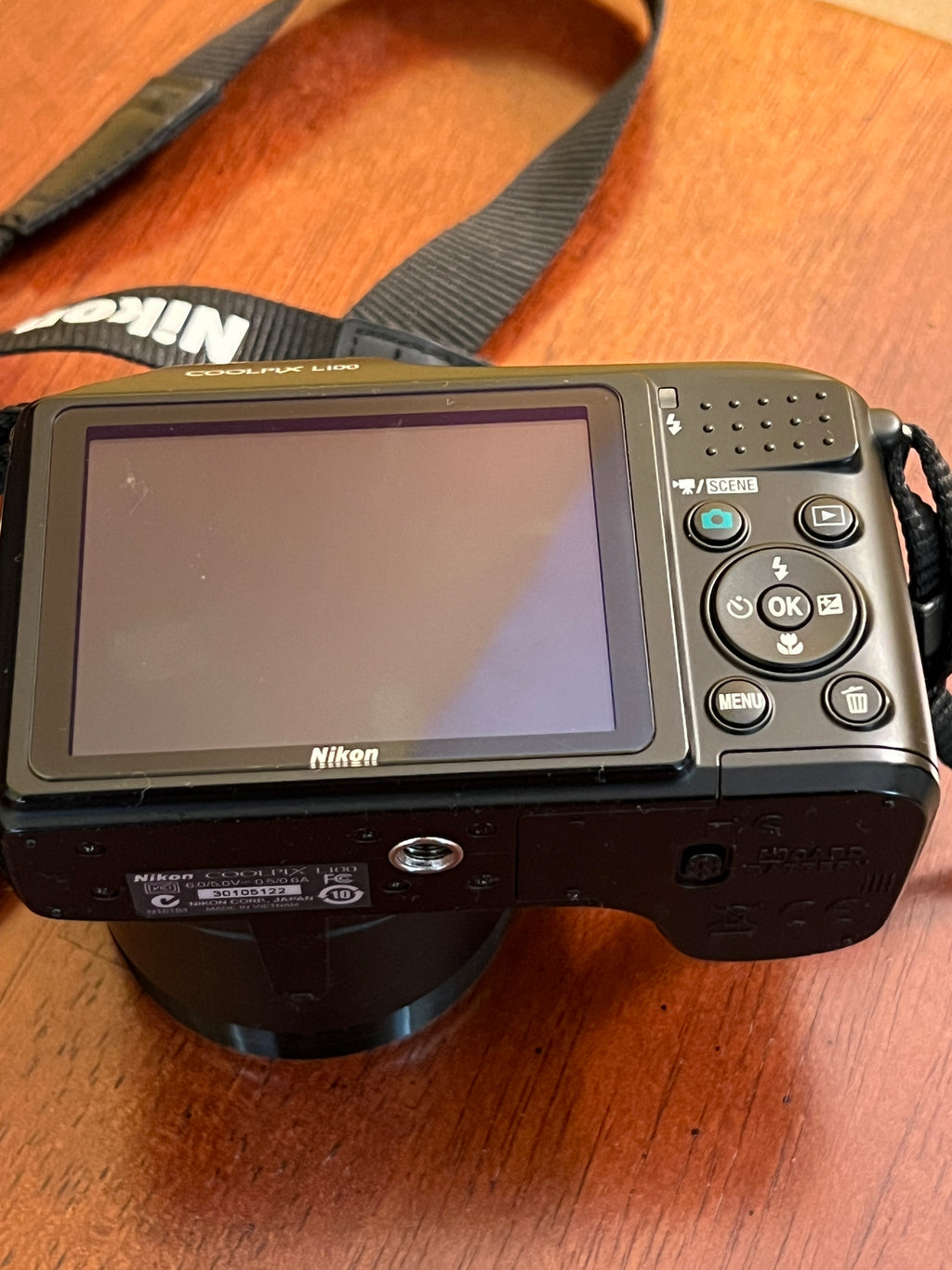 Nikon Coolpix L100 10MP Digital Camera with 15x Optical VR Zoom + Lowepro Case & Accessories