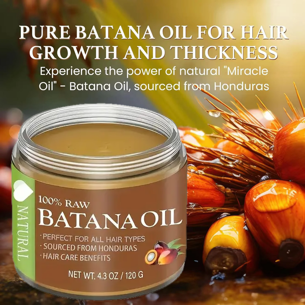 2-Pack 100% Raw Batana Oil from Honduras – Hair Growth & Repair Treatment, 4.3oz Each