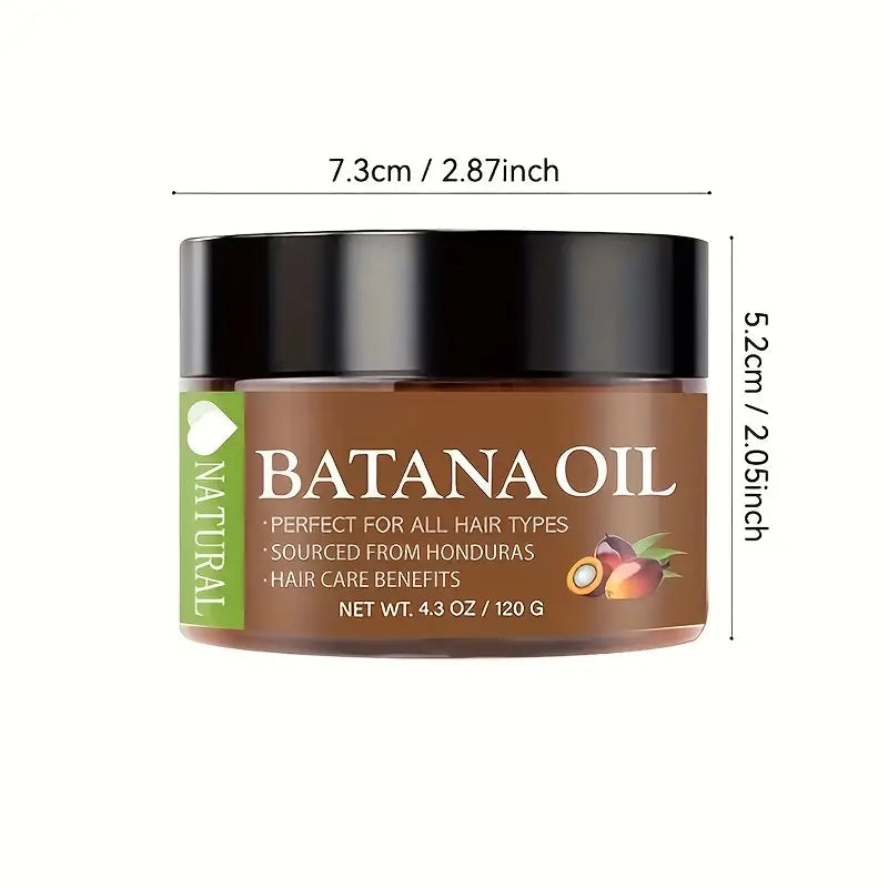 2-Pack 100% Raw Batana Oil from Honduras – Hair Growth & Repair Treatment, 4.3oz Each