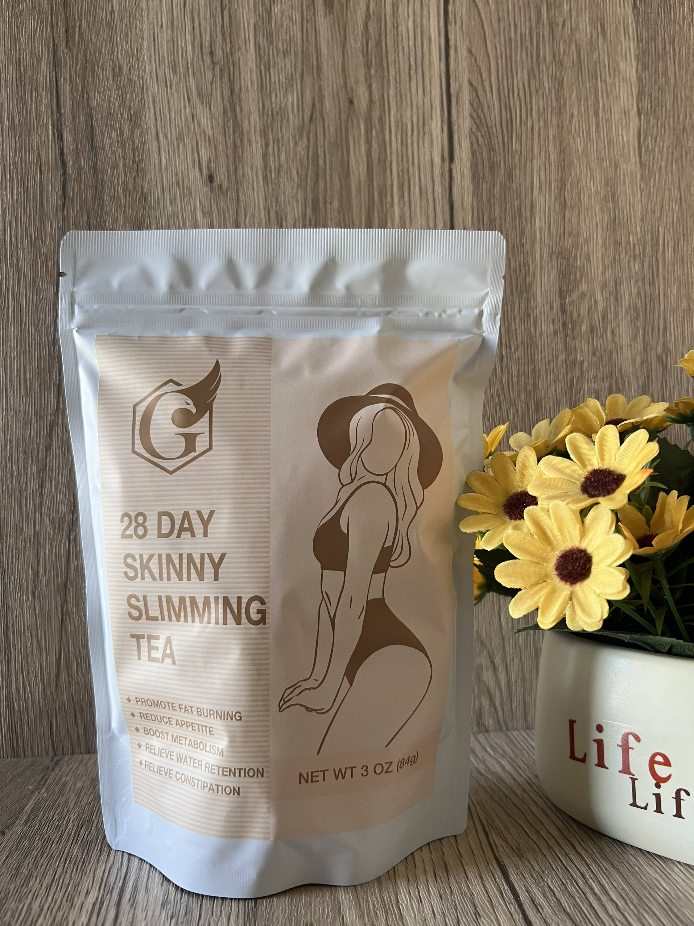 28-Day Slim Tea Weight Loss Tea Burn Fat Boost Metabolism Cleanse Tea