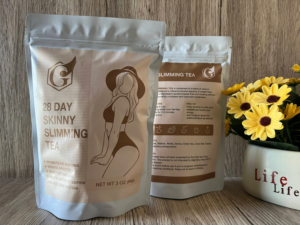 28-Day Slim Tea Weight Loss Tea Burn Fat Boost Metabolism Cleanse Tea