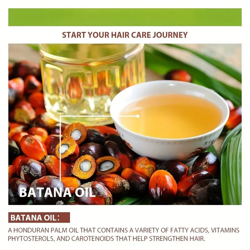 2-Pack 100% Raw Batana Oil from Honduras – Hair Growth & Repair Treatment, 4.3oz Each