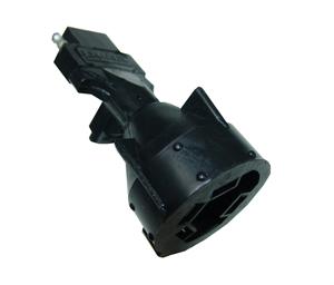 U-Haul 7-Way RV Round To 4-Way Flat Adapter – Product #14481