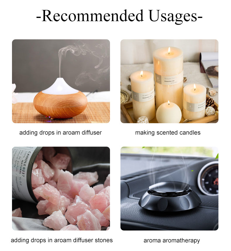 Individual Essential Oil Blends - Aromatherapy Oil Blends for Diffusers and Humidifiers - 10ml